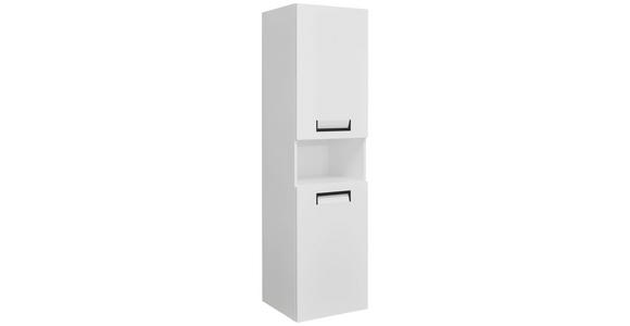 HOCHSCHRANK 45/168/33 cm - Weiß, Design, Glas/Holzwerkstoff (45/168/33cm) - Dieter Knoll