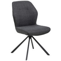 STOLICA  tamno siva  tekstil      - tamno siva/crna, Design, tekstil/metal (51/90/62cm) - MID.YOU