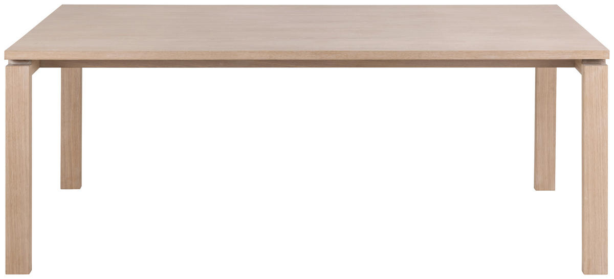 ESSTISCH in Holz, Holzwerkstoff  - Weiss/Eichefarben, Trend, Holz/Holzwerkstoff (200/75/100cm) - MID.YOU