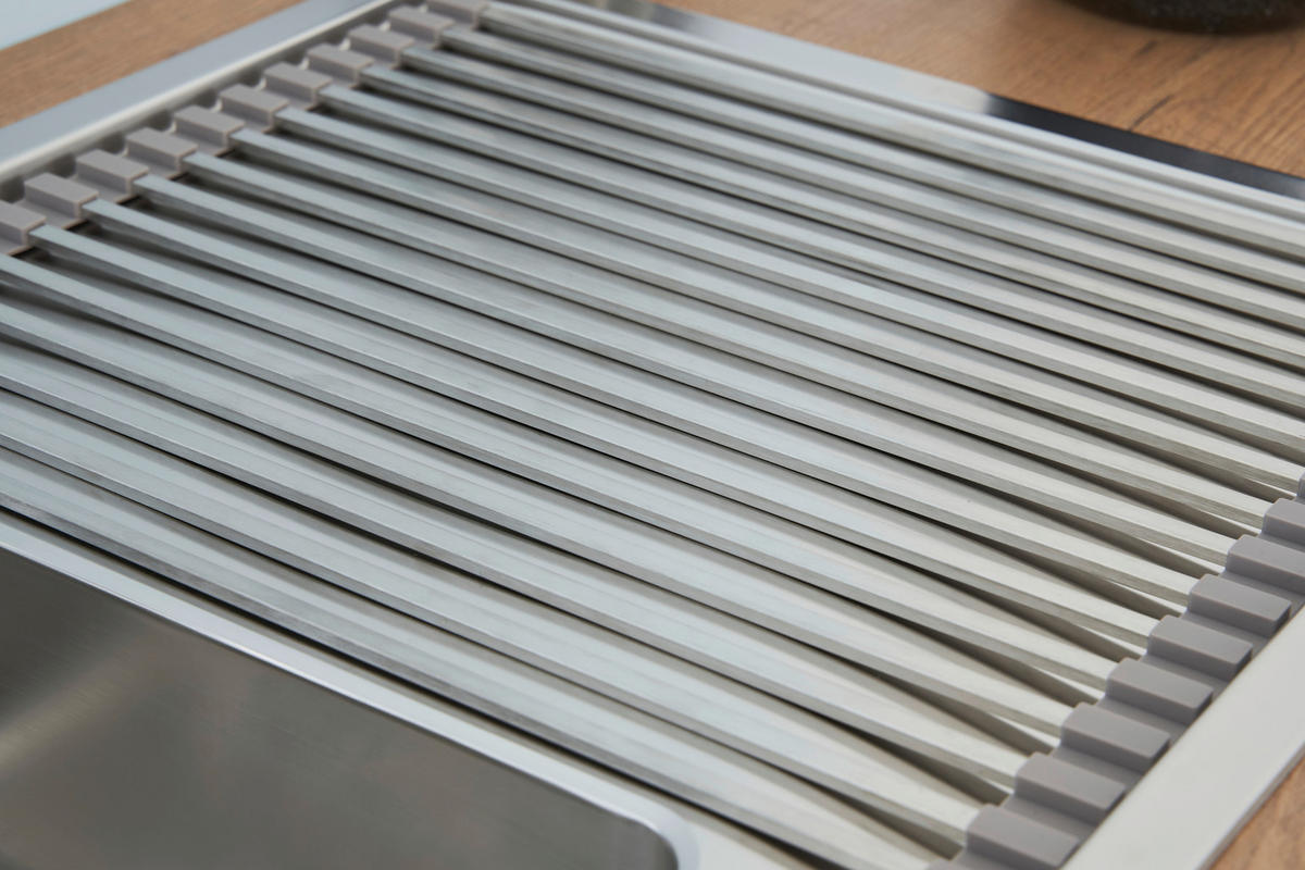 SPÜLE 1720CHICAGO100X50  - Edelstahlfarben, Trend, Metall (100/20,3/50cm) - Respekta