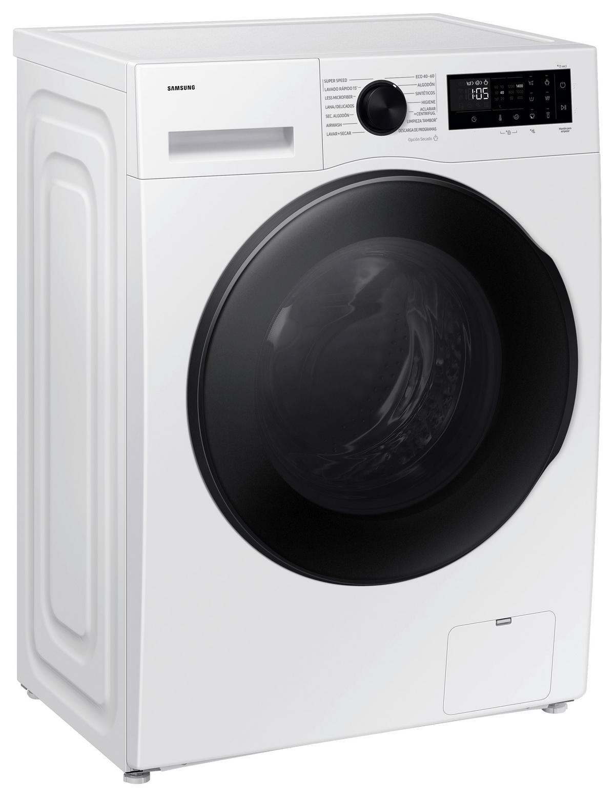 WASCHTROCKNER WD90DG5G34BEEG  - Schwarz/Weiß, Basics, Glas/Kunststoff (60/85/65cm) - Samsung