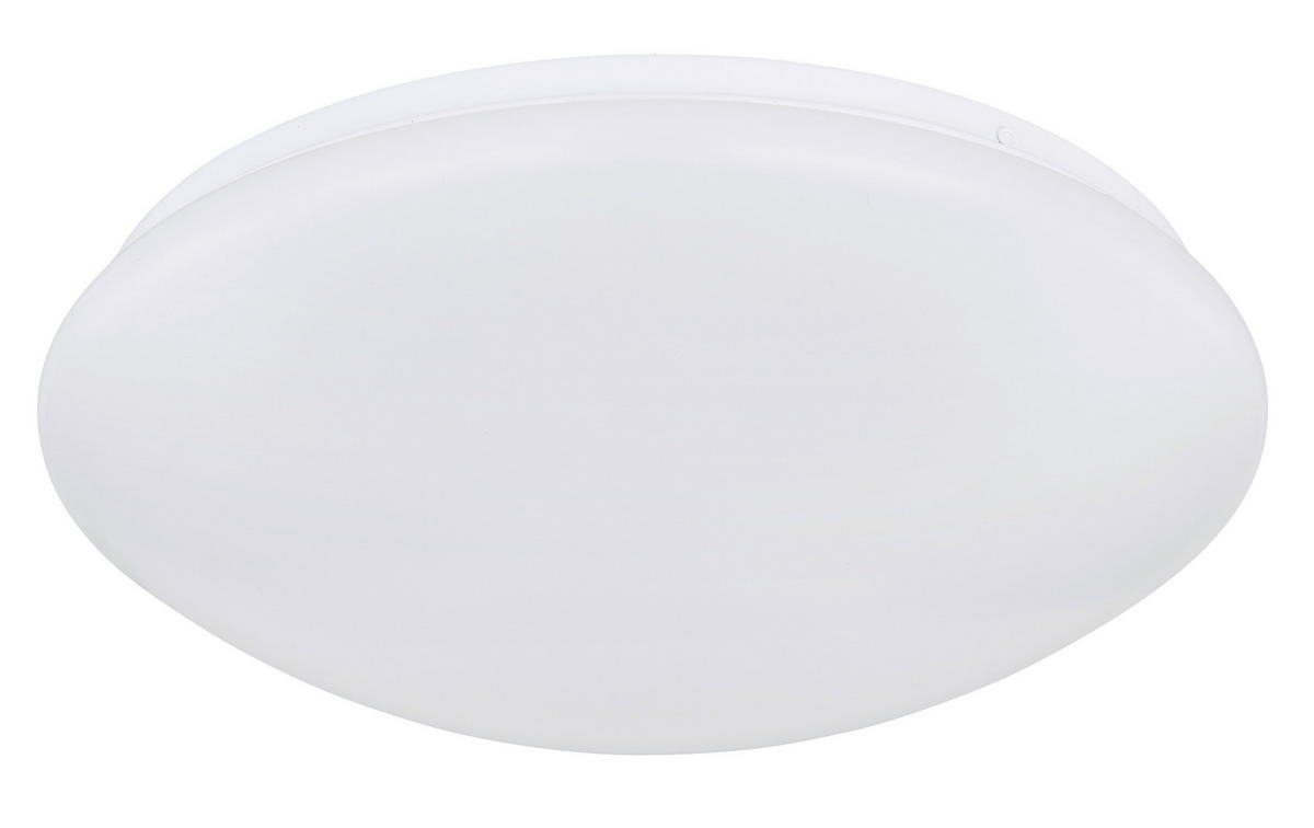 LED-DECKENLEUCHTE 38/11 cm   - Opal/Weiß, Basics, Kunststoff/Metall (38/11cm)