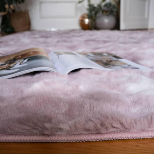 COVOR CU FIR LUNG  My Camouflage  - roz aprins, Konventionell, textil (80/150cm)