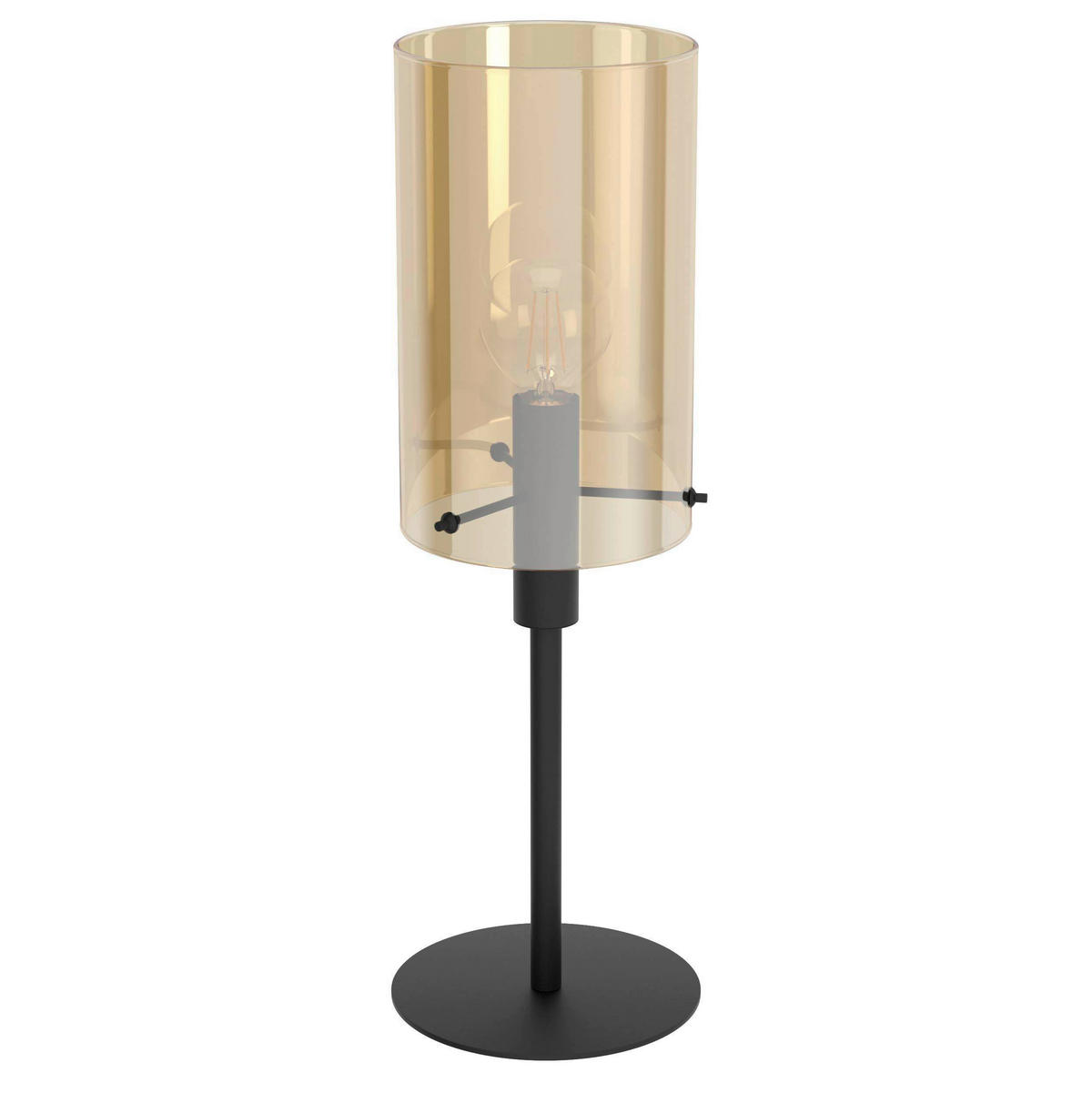 BORDSLAMPA 18/60,5 cm   - svart, Basics, metall/glas (18/60,5cm) - Eglo