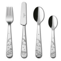 KINDERBESTECK 4-teilig  - Silberfarben, Basics, Metall (21,5/15/2,50cm) - Villeroy & Boch