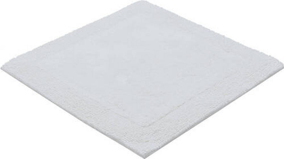 PŘEDLOŽKA K BIDETU, 60/60 cm - bílá, Basics, textil/plast (60/60cm) - Grund