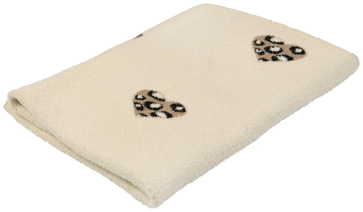 PUHA TAKARÓ  - fekete/fehér, Trend, textil (80/100cm) - Patinio