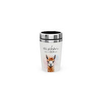 COFFEE-TO-GO-BECHER 0.250 L  - Multicolor, Basics, Metall (8.2/8.2/14cm)