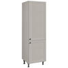 GESCHIRRSCHRANK 60/216,6/58 cm  in Grau  - Schwarz/Grau, MODERN, Holzwerkstoff/Metall (60/216,6/58cm) - Nobilia