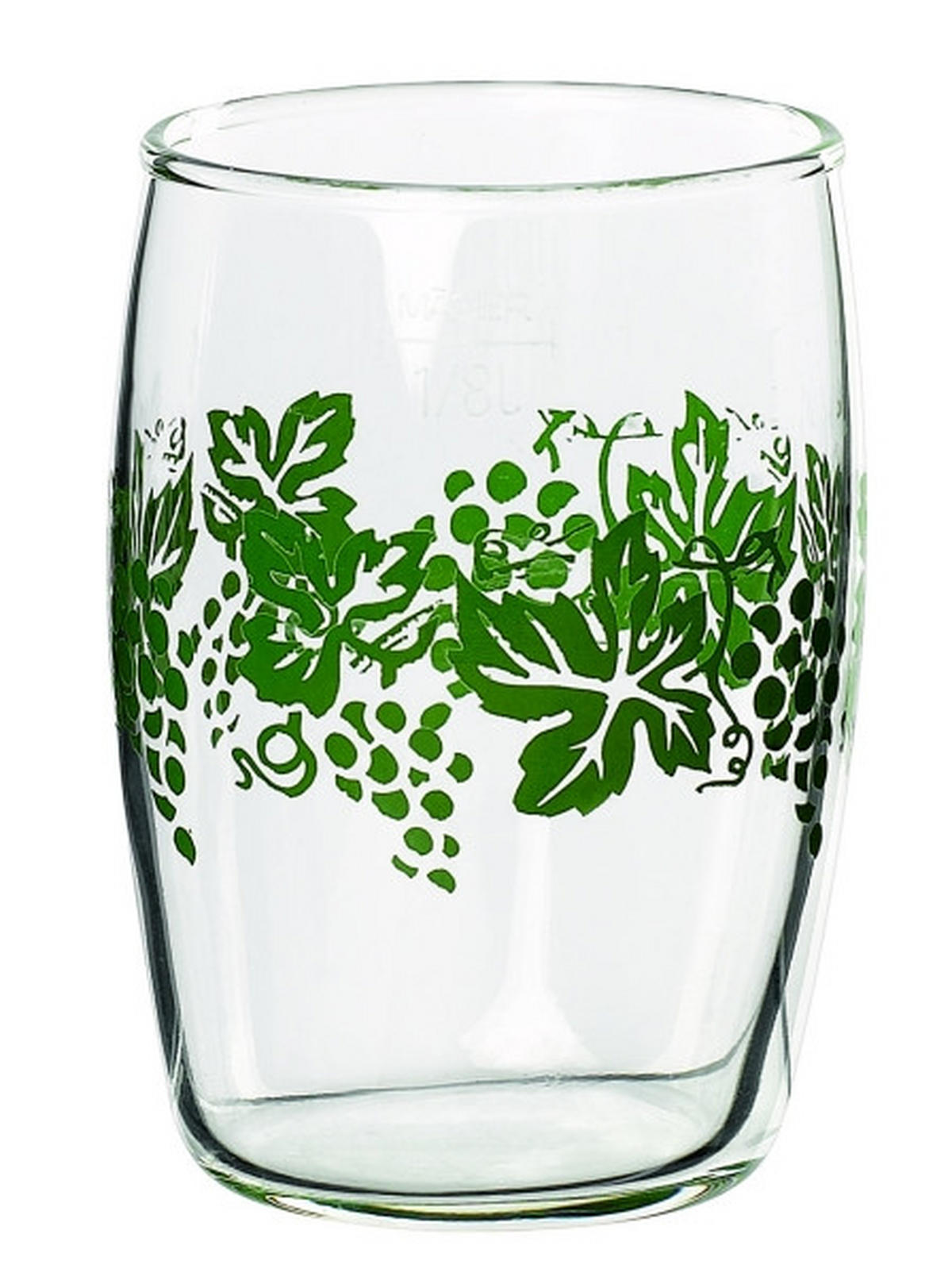 WEIßWEINGLAS 125 ml  - Klar/Grün, Basics, Glas (0,125l)