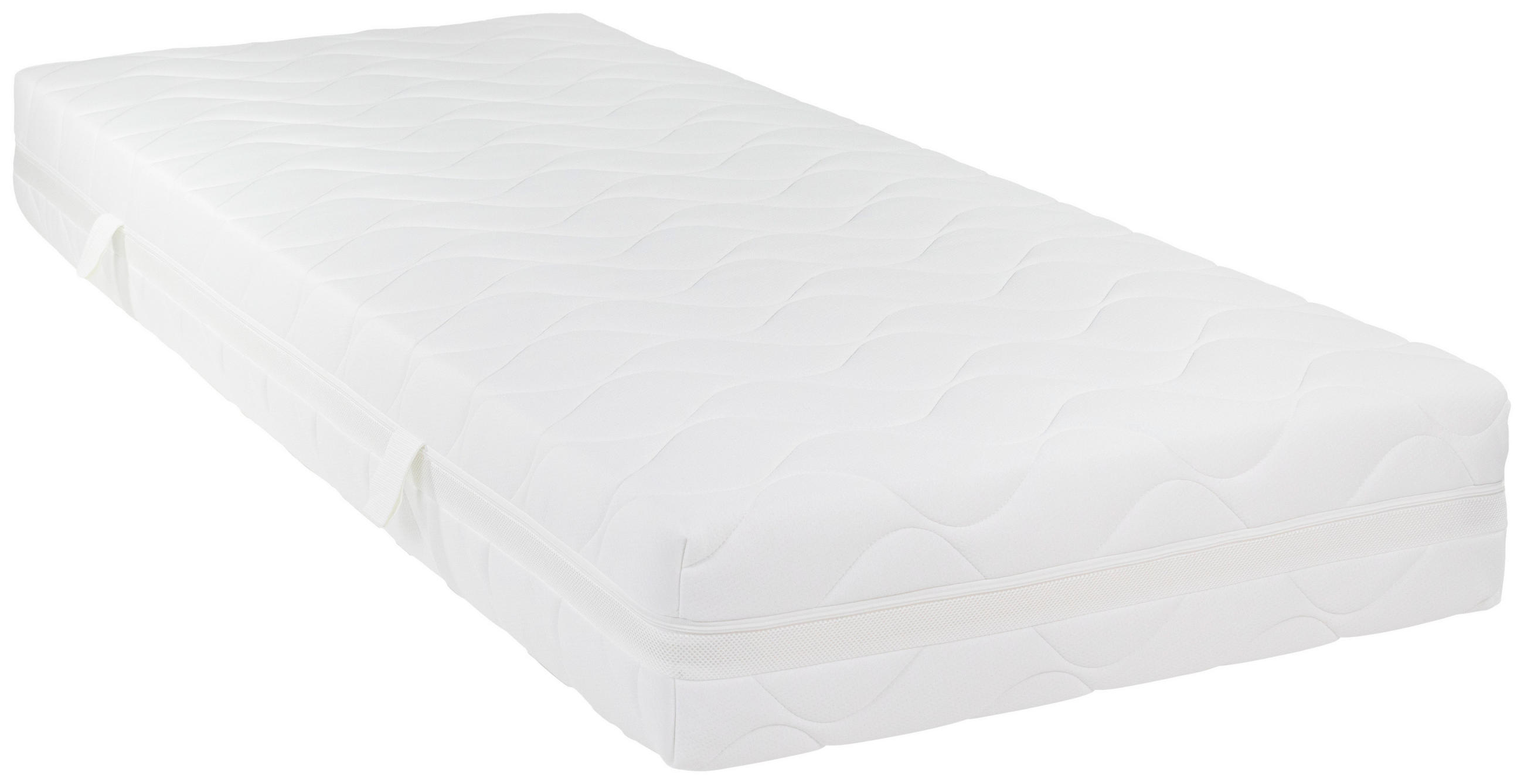 WENDEMATRATZE 100/200 cm Höhe ca. 23 cm 7 -Zonen - Weiß, MODERN, Textil (100/200cm) - Livetastic