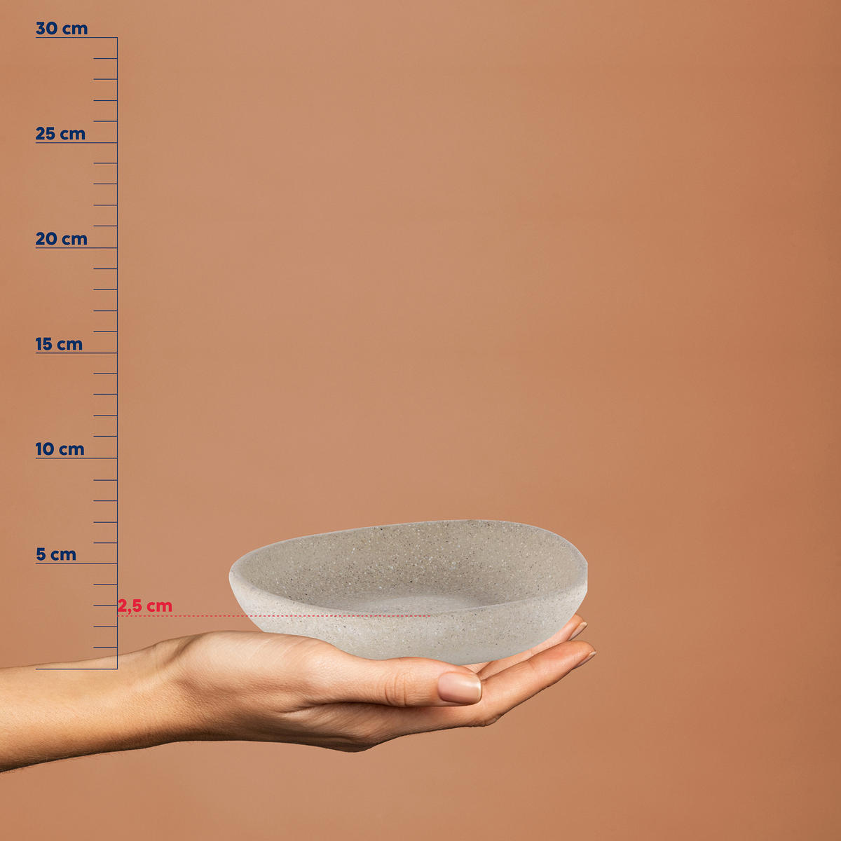 SEIFENSCHALE - Beige, Basics, Stein (12/11/2,5cm) - Kela