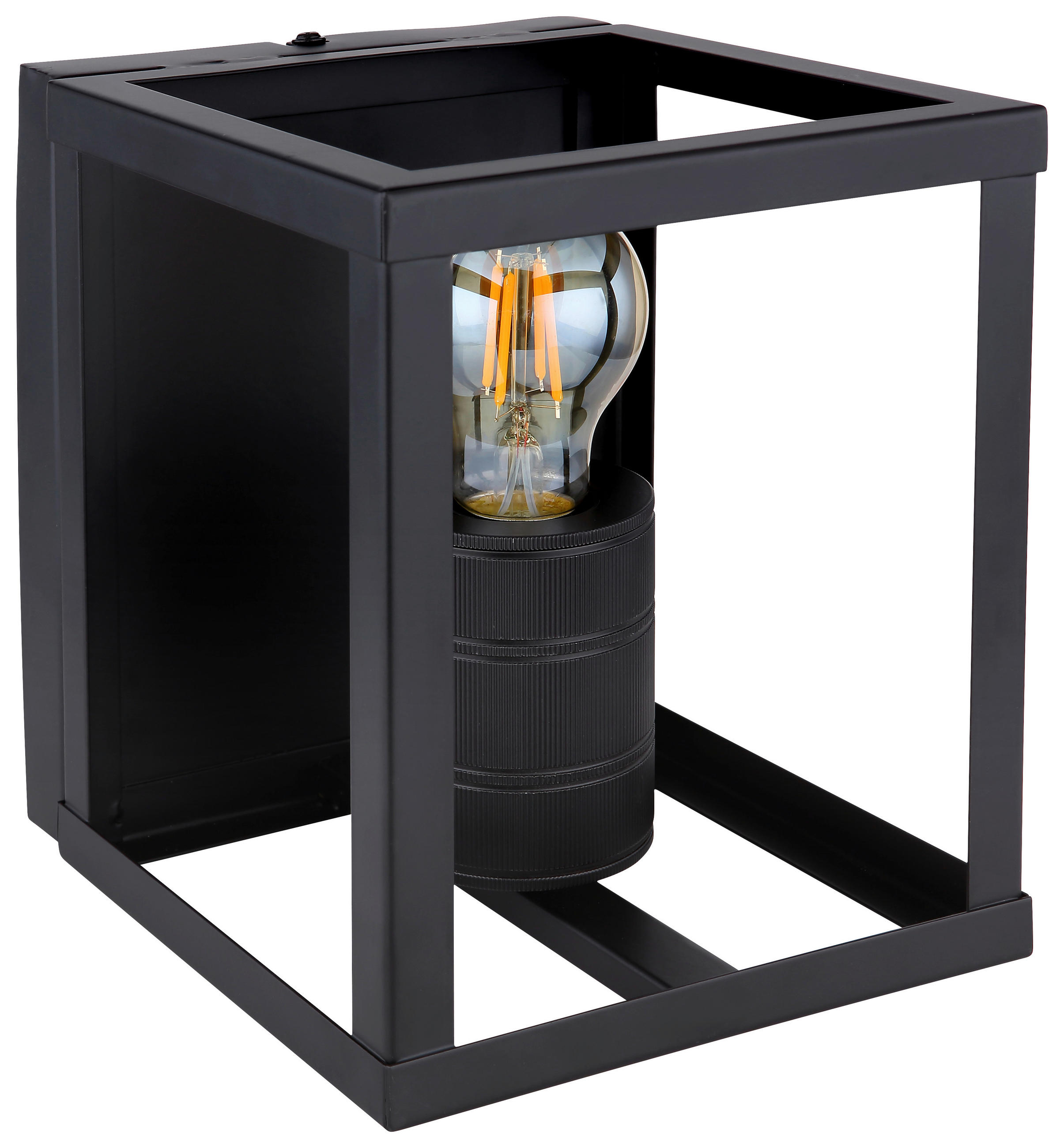WANDLEUCHTE - Schwarz, Basics, Metall (17/19,5/20cm) - Globo