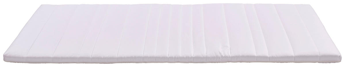 Topper Ingo 90/200 cm Höhe ca. 4 cm  - Weiß, Textil (90/200cm) - Primatex