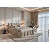 POLSTERBETT Bettkasten, Lattenrost Sandfarben 180/200 cm  - Sandfarben, MODERN, Holz/Textil (180/200cm) - Livetastic