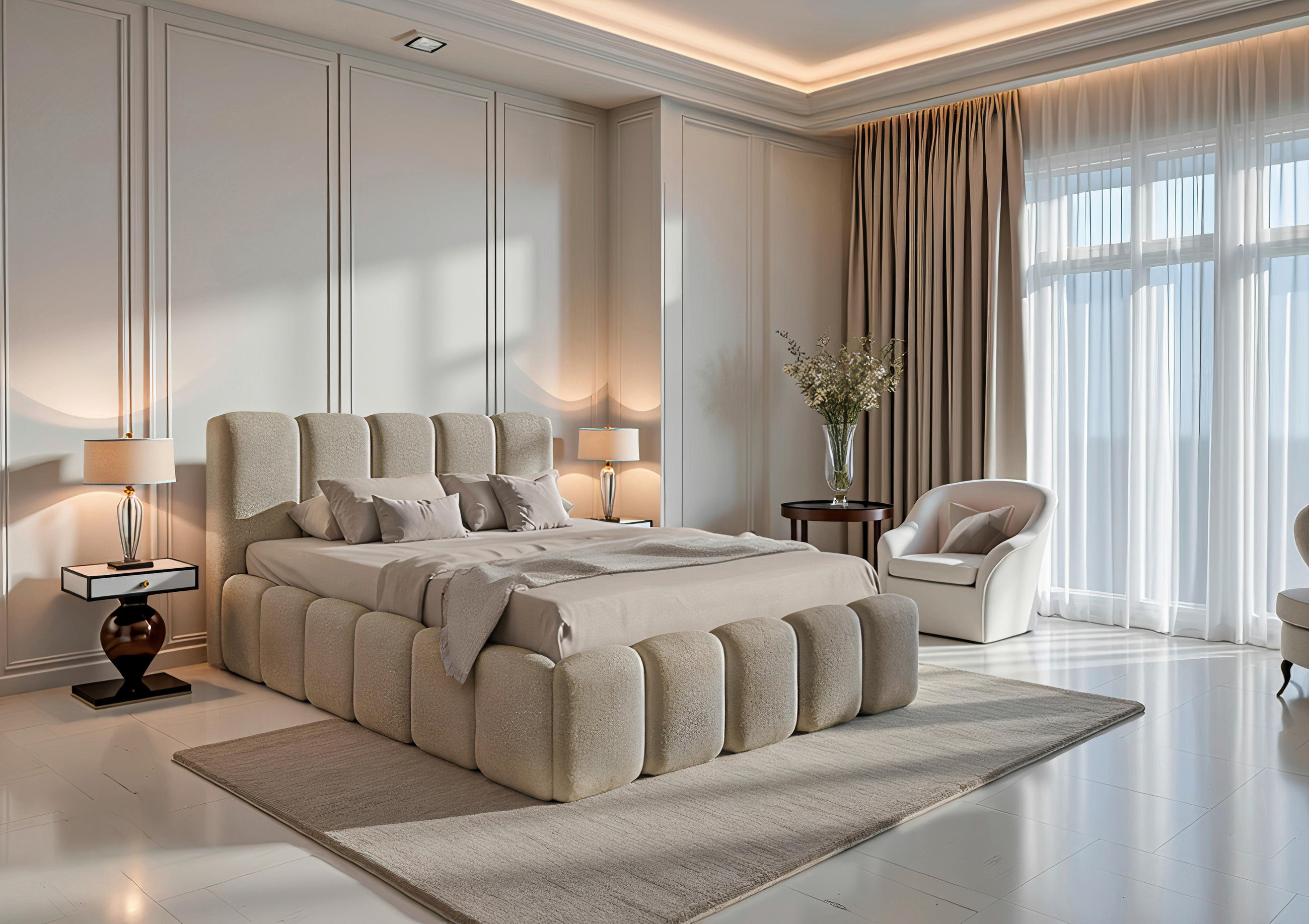 Livetastic ČALÚNENÁ POSTEĽ, 160/200 cm, piesková