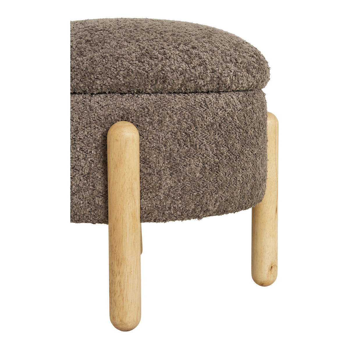 HOCKER Braun  - Braun, Design, Holz/Kunststoff (45/36/45cm)