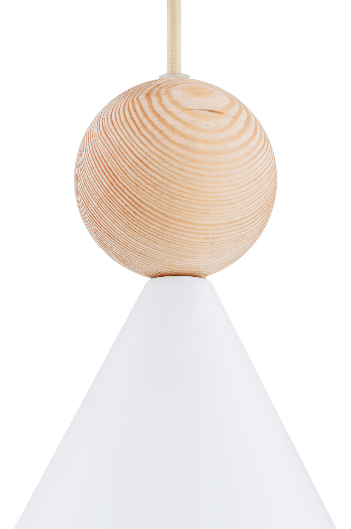 HÄNGELEUCHTE KEGEL 25/25/150 cm   - Weiß, Basics, Metall (25/25/150cm)