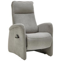 FERNSEHSESSEL Chenille Grau  - Grau, Konventionell, Textil (79/114/87cm) - Valdera