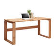 SCHREIBTISCH 160/70/75 cm  in Buchefarben  - Buchefarben, Natur, Holz (160/70/75cm) - Linea Natura