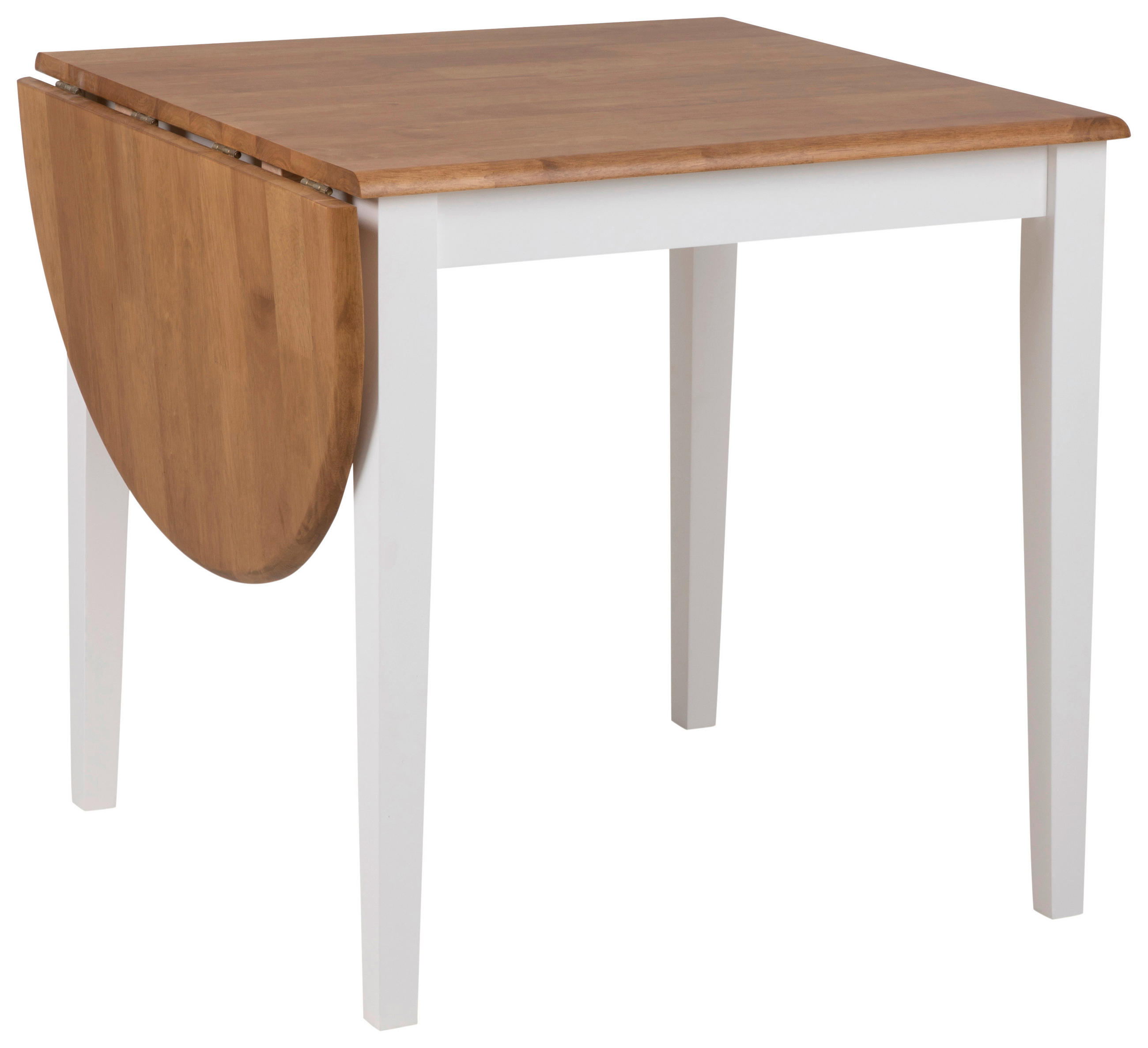 KLAFFBORD i trä 75-115/75/74 cm   - vit/ekfärgad, Klassisk, trä (75-115/75/74cm) - Carryhome