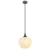 HÄNGELEUCHTE 24/120 cm    - Klar/Chromfarben, Konventionell, Glas/Kunststoff (24/120cm) - Globo