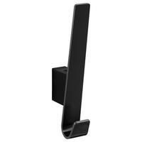 VEŠIAKOVÝ HÁČIK - čierna, Modern, kov (2,5/16,1/5,6cm) - Zack