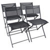 GARTENSTUHL-SET - Schwarz, Modern, Textil/Metall (45/79/46cm) - Ambia Garden