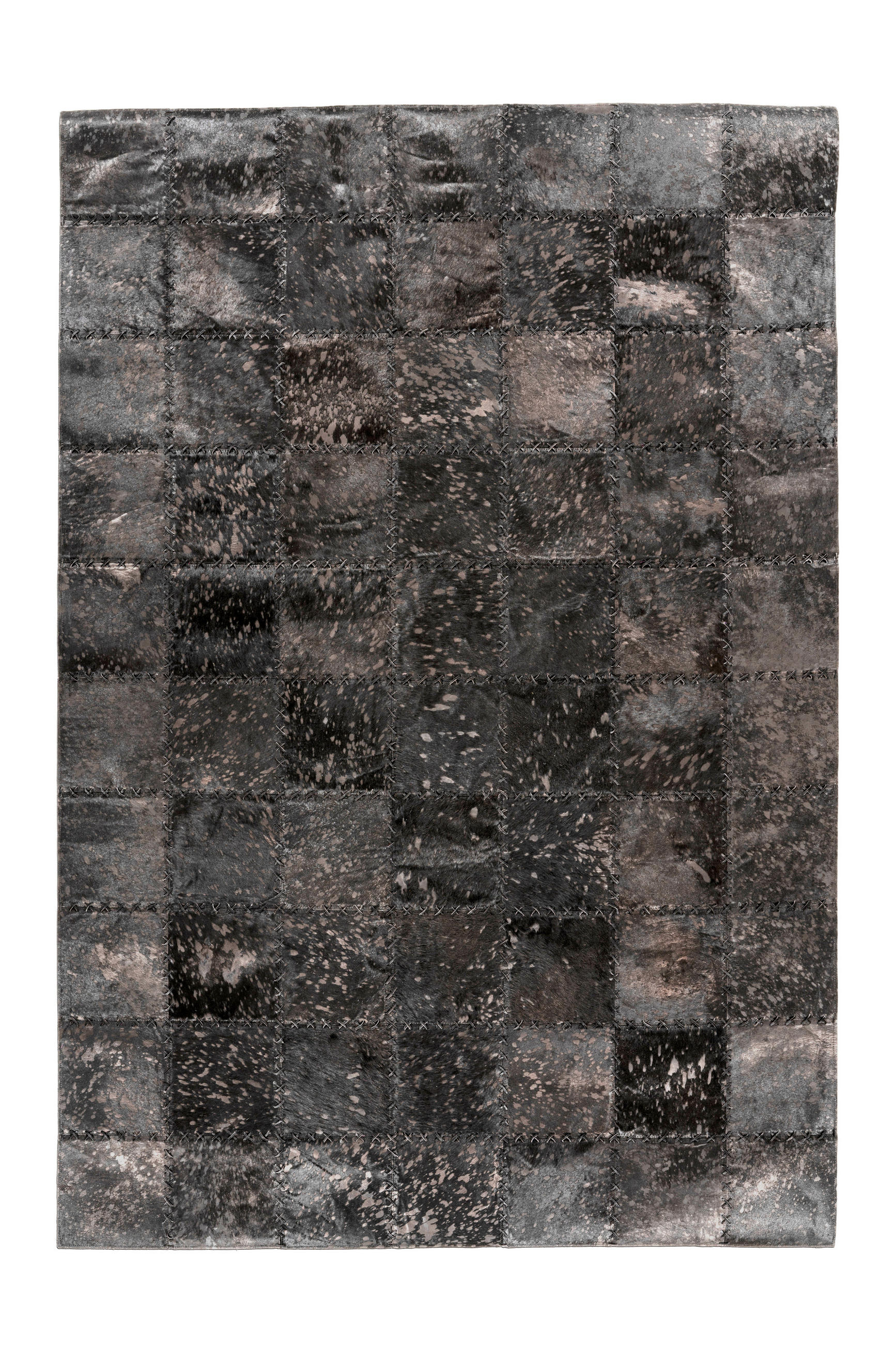 FLACHWEBETEPPICH 200/290 cm  - Schwarz, Basics, Leder/Textil (200/290cm) - Novel