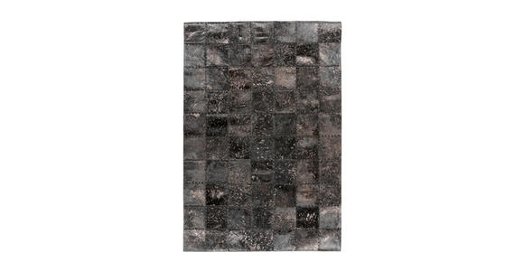 FLACHWEBETEPPICH 200/290 cm Schwarz  - Schwarz, Basics, Leder/Textil (200/290cm) - Novel