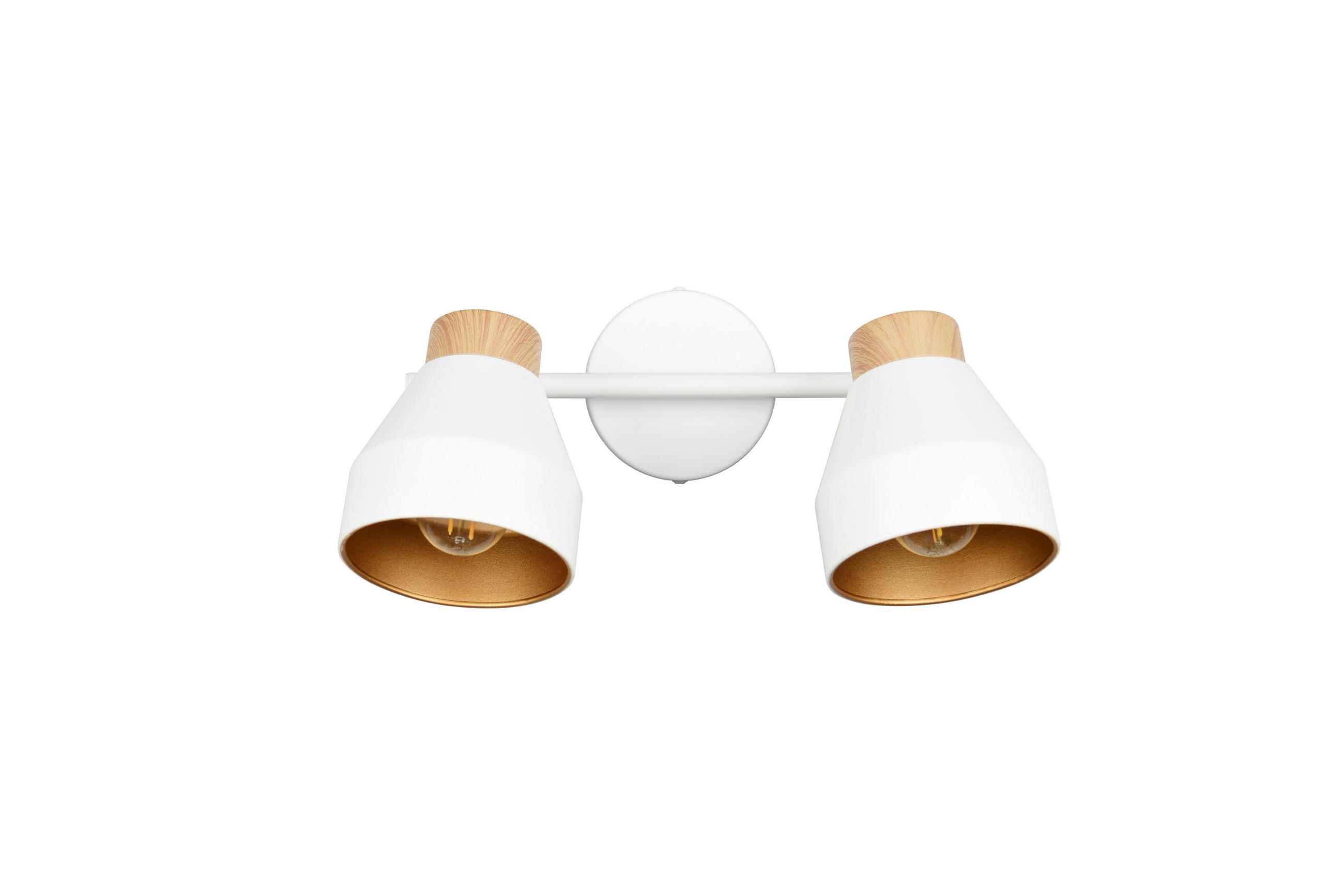 STRAHLER - Weiss/Goldfarben, Lifestyle, Metall (32/21/15cm)