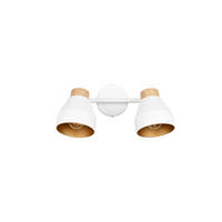SPOTLIGHT 32/21/15 cm   - vit/brun, Lifestyle, metall (32/21/15cm)