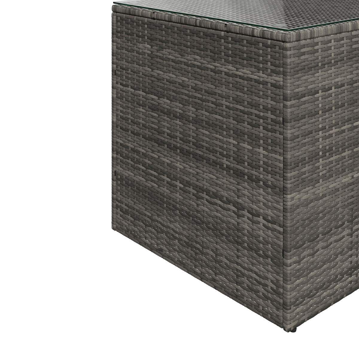 LOUNGEGARNITUR   140/48/68/80 cm Eisen  - Blaugrau/Grau, MODERN, Metall (140/48/68/80cm) - Ambia Garden