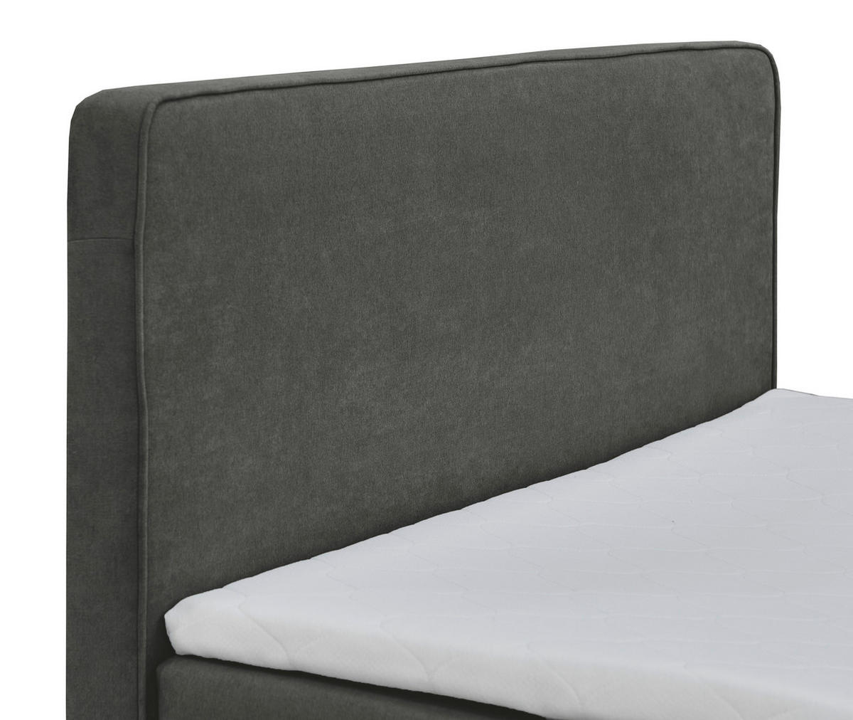 PAT TIP BOXSPRING FĂRĂ ARCURI 140/200 cm  antracit  - culoare natur/antracit, Modern, plastic/lemn (140/200cm) - MID.YOU
