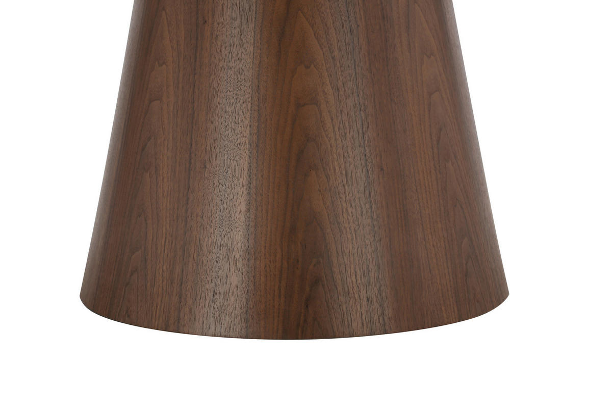 ESSTISCH in Holz, Keramik, Holzwerkstoff 120/120/75 cm  - Walnussfarben/Weiß, MODERN, Holz/Keramik (120/120/75cm) - MID.YOU