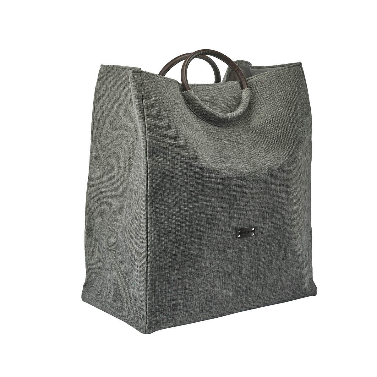 WÄSCHEKORB - Grau, Basics, Textil (30/50/60cm) - Aquanova