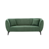 TROSJED tekstil  zelena    - siva/zelena, Moderno, tekstil/drvo (208/83/88cm) - MID.YOU