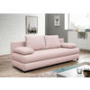 SCHLAFSOFA Webstoff Rosa  - Schwarz/Rosa, Design, Kunststoff/Textil (200/88/87cm) - P & B