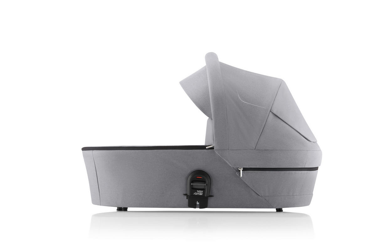 LIEGEWANNE Smile 5Z  - Hellgrau, Basics, Textil/Metall (43/20/85,5cm) - Britax Römer