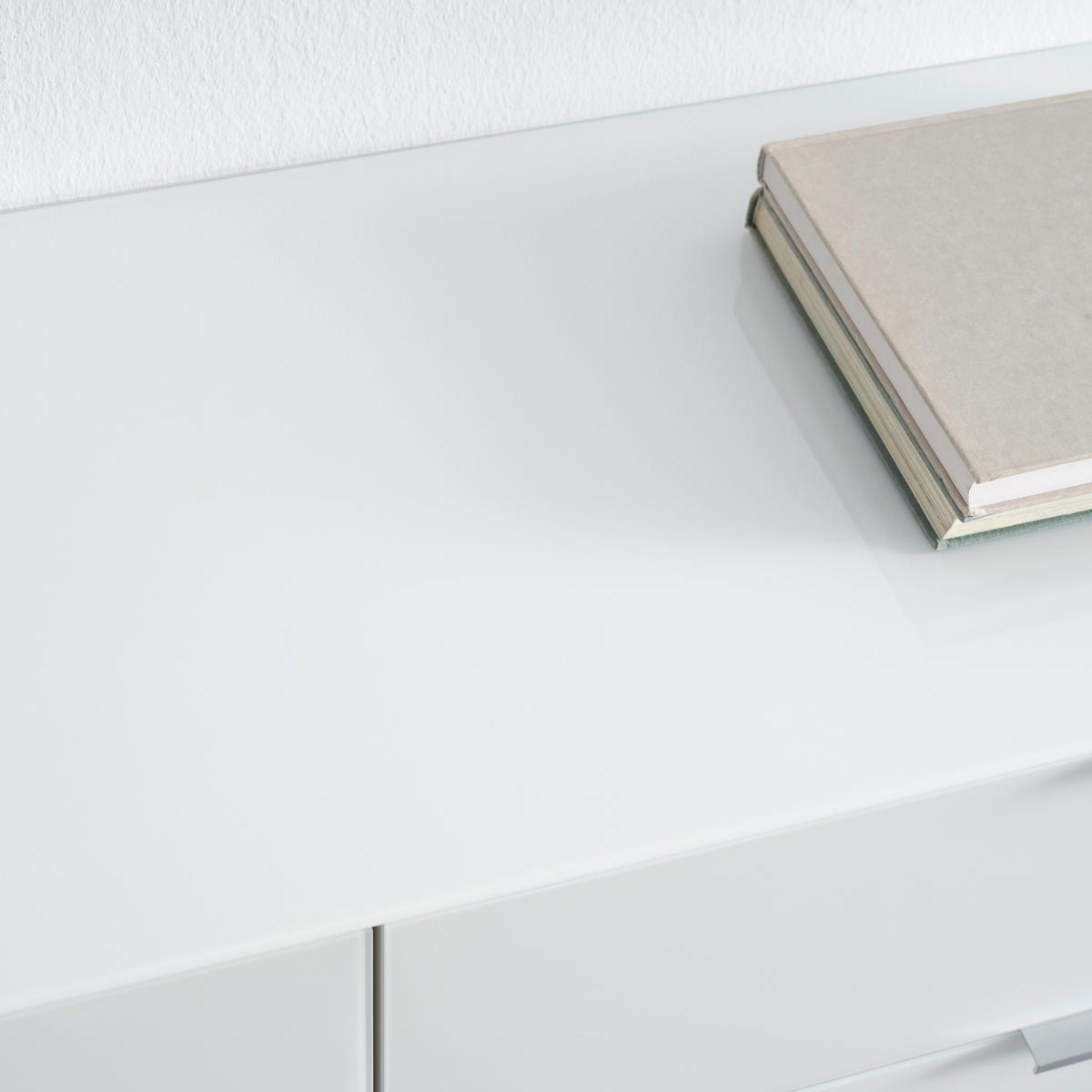 TÁLALÓSZEKRÉNY 134/102/42 cm  - krómszínű/tölgyfa színű, Modern, műanyag/faalapú anyag (134/102/42cm) - Premium Living