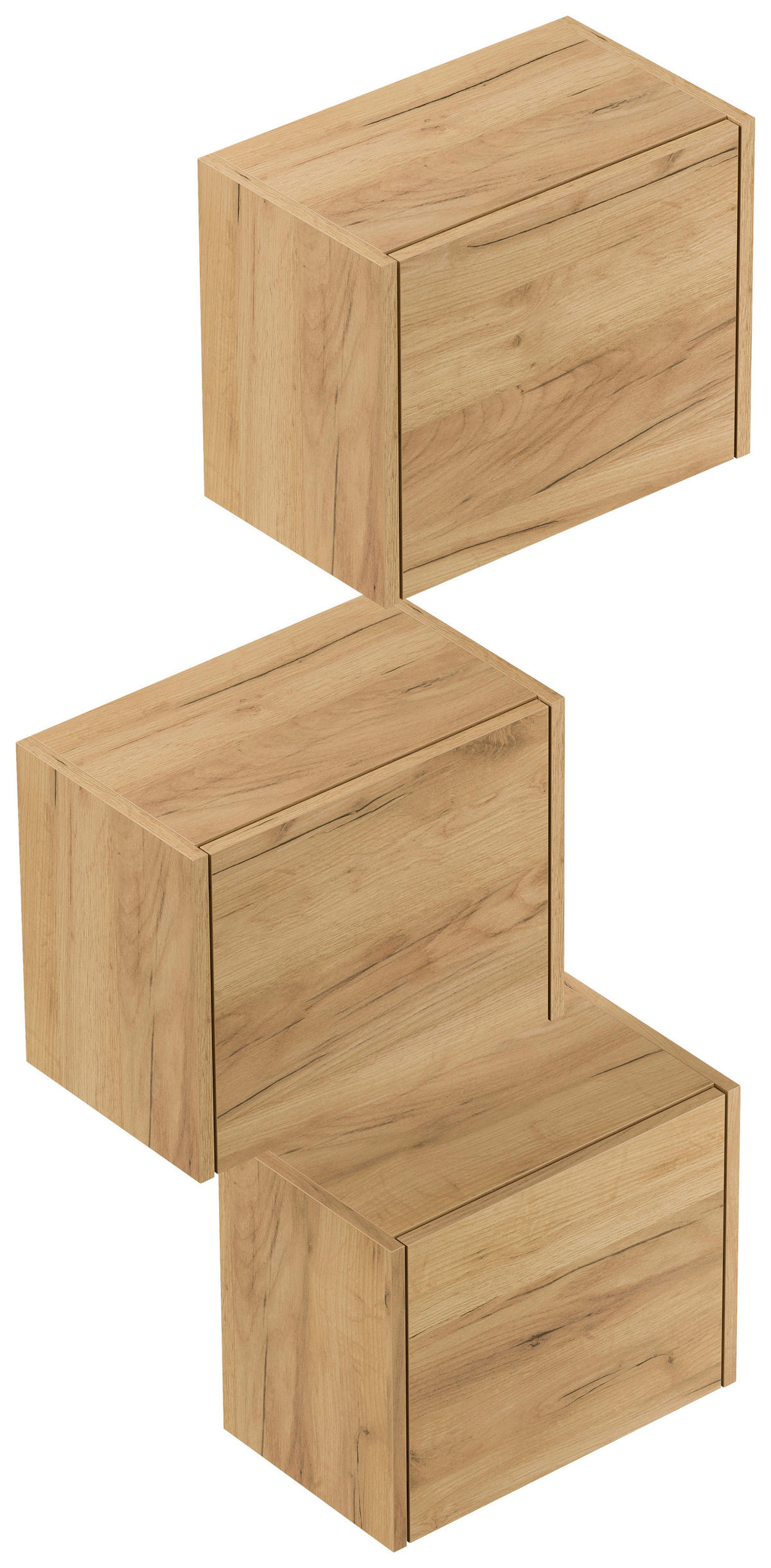 HÄNGESCHRANK  - Eichefarben, MODERN, Holzwerkstoff - MID.YOU