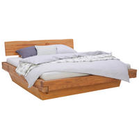 BALKENBETT 180/200 cm  in Buchefarben   - Buchefarben, LIFESTYLE, Holz (180/200cm) - Linea Natura