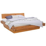 BALKENBETT 180/200 cm  in Buchefarben   - Buchefarben, LIFESTYLE, Holz (180/200cm) - Linea Natura