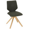 STUHL Struktur  - Greige/Eichefarben, Design, Holz/Textil (50/92/64cm) - Venjakob