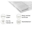 TASCHENFEDERKERNMATRATZE 100/200 cm  - Basics, Textil (100/200cm) - Novel