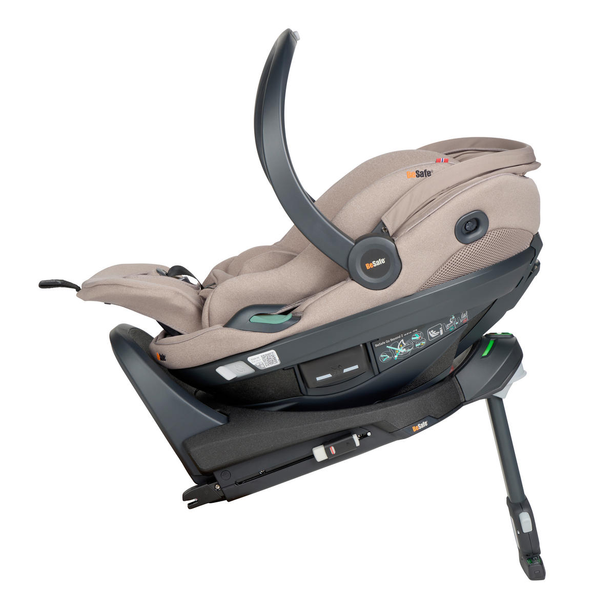 DJEČJA AUTOSJEDALICA  Go Beyond²  - boje pijeska/crna, Basics, tekstil/plastika (64/44/59cm) - Besafe