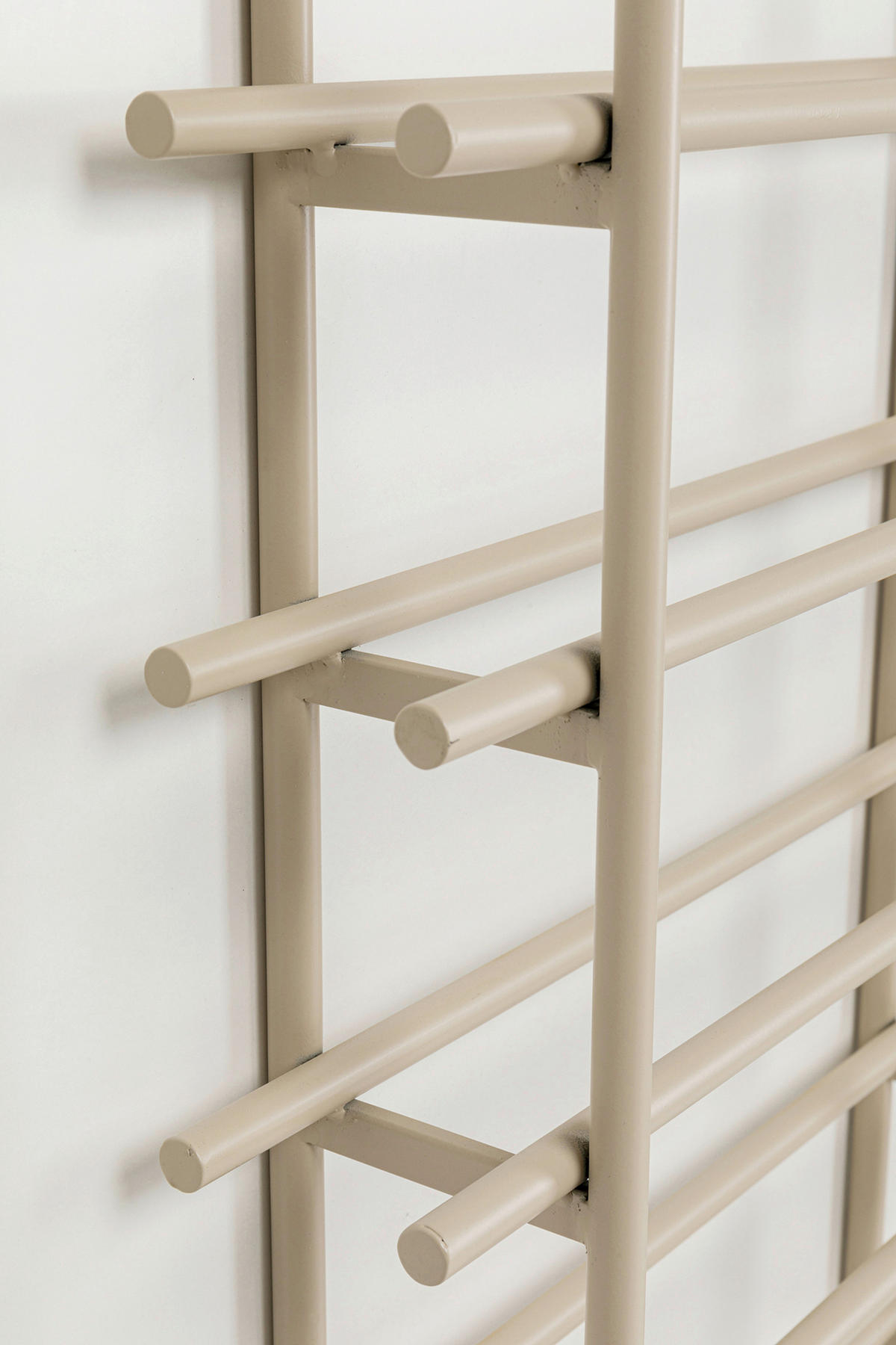 WEINREGAL  - Greige, KONVENTIONELL, Metall (45/136/11cm) - Kare-Design