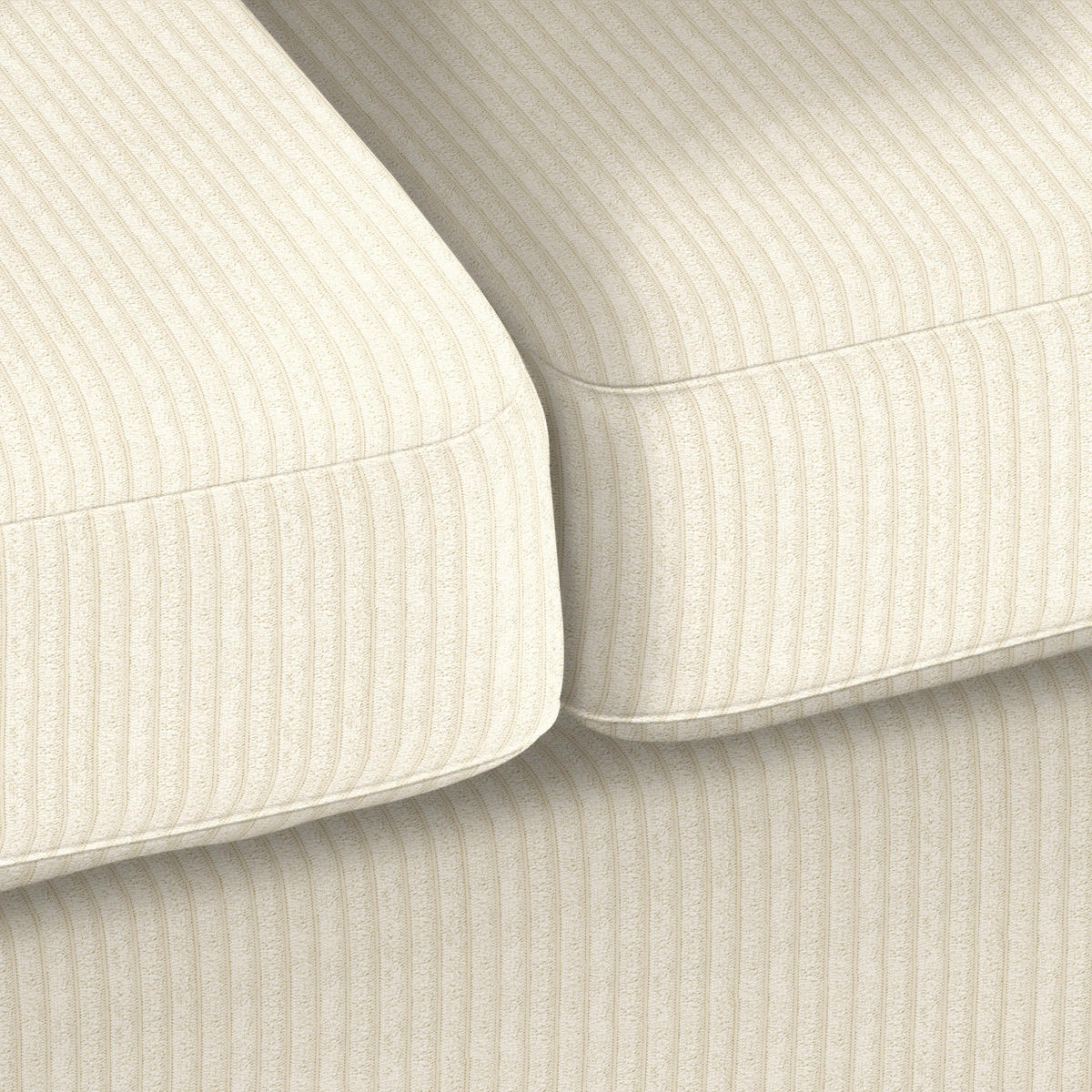 3-SITZER-SOFA Cord Beige  - Beige/Naturfarben, Holz/Textil (216/70-85/95cm) - MID.YOU