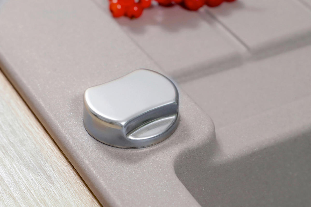 SPÜLE AUSTIN86X50G  - Grau, Design, Stein (86/21/50cm) - Respekta