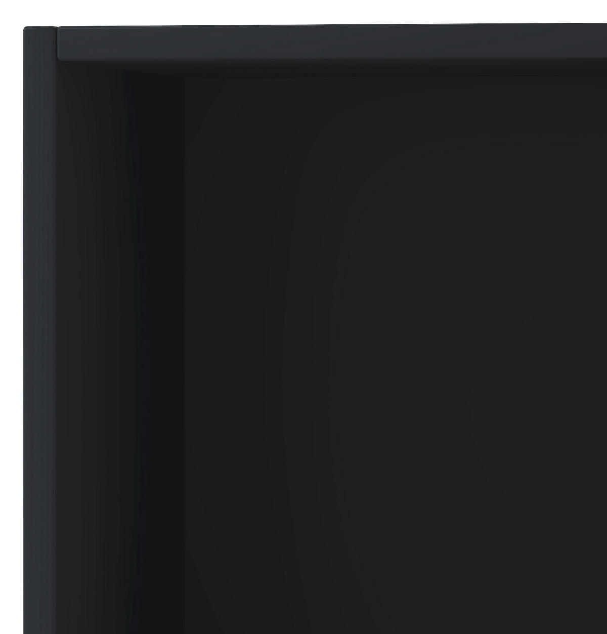 SCHALLPLATTENREGAL Schwarz  - Schwarz, KONVENTIONELL, Holzwerkstoff (34/107/29cm) - MID.YOU